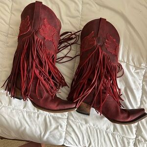 Junk Gypsy by Lane Fringe Boots